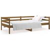 vidaXL Letto da giorno marrone miele 90x190 cm in legno di pino massiccio