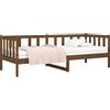 vidaXL Letto da giorno marrone miele 80x200 cm in legno di pino massiccio