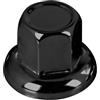 Lampa 97683 American, Set 40 copribulloni per Camion Testa Piatta in Acciaio Inox - Ø 33 mm - Nero