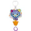 Playgro Polar Pals Musical Pullstring Bear, Juguete de Cochecito con Clip para Recién Nacido, Juguete Sensorial para Bebés Niño y Niña 0-6 Meses - Peluche Colgante para Silla de Paseo, Coche y Cuna