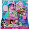 DREAMWORKS GABBY'S DOLLHOUSE Gabby's Dollhouse, set di gioco trasformabile Garden Treehouse con luci, 2 personaggi, 5 accessori, 1 scatola con sorpresa, 3 mobili, giocattoli per bambini dai 3 anni in su