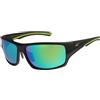 O'NEILL Oneill ONS-9061-20 - Occhiali da sole da uomo 127P, lenti polarizzate a specchio, colore: Nero opaco, Nero