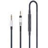 HansnBy Cavo audio di ricambio compatibile con cuffie Sennheiser HD598 HD598 SE HD518 HD598 Cs HD599 HD569 HD579, cavo audio compatibile con iPhone iPad Apple con controllo del volume del microfono in linea