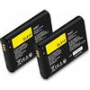 YISHDA Batteria per Siemens Gigaset SL910 SL910A SL910H V30145-K1310K-X447, V30145-K1310K-X447-0-HY Batteria di ricambio per telefoni cellulari (1200 mAh, 2 pezzi)
