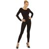W WIDMANN MILANO Party Fashion - Body da donna con maniche lunghe, sexy monopezzo per travestimenti, spettacoli di danza, carnevale