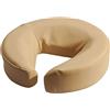 Master Massage Equipment Master - Cuscino per massaggio viso in giù per viso, cuscino per massaggi e poltrone, supporto per poggiatesta, colore: crema