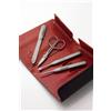 Kai Europe GmbH Kai Nagel-Pflege-Set Mimuno 02 4-tlg. im Lederetui, Edelstahl, Leder, Silberfarben, PQ2102
