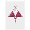 Tezenis Bikini Triangolo Leggermente Imbottito Sparkling Touch Malva Donna Rosa