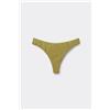 Tezenis Bikini Brasiliano Sgambato Stondato Sparkling Touch Verde Oliva Donna Verde