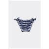 Tezenis Costume Slip Cuffietta Bimba Con Laccetti Bambina Blu
