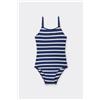 Tezenis Costume Intero Bimba Sailor Stripes Bambina Blu