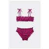 Tezenis Bikini Fascia Bimba Punto Bambola Sparkling Bambina Rosa
