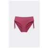 Tezenis Bikini Slip Alto Arriccio Sparkling Touch Malva Donna Rosa