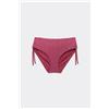 Tezenis Bikini Slip Alto Arriccio Sparkling Touch Malva Donna Rosa