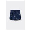 Tezenis Costume Boxer Bimbo In Tela Stampata Bambino Blu