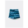 Tezenis Costume Boxer Bimbo In Tela Stampata Bambino Blu