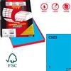 MARKIN Etichetta adesiva C/503 blu 100fg A4 210x297mm (1et/fg) Markin X210C503BL