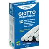GIOTTO SCATOLA 10 GESSETTI TONDI BIANCO GIOTTO 538700