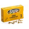 LEONE DELL'ERA SCATOLA 100 FERMACAMPIONI N.3 17MM OTTONATI FC3