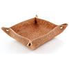 PROGRESSIO svuota tasche in pelle, porta oggetti, contenitore, vassoio coin tray - handmade in italy - colore naturale