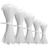 Offgridtec fascette fermacavo Nylon 66, resistenti a UV e agenti atmosferici, tripli denti di bloccaggio, carico 18 kg, per fai da te, officina e ufficio, 100/150/200/250/300 mm (1000 pezzi, bianco)