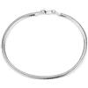 MATERIA by Matthias Wagner Materia - Bracciale Beads in argento 925, catena a serpente, con chiusura a moschettone, 17-23 cm, 3 mm, con scatola #SA-7. e argento, cod. #SA-7