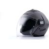 Blauer Casco Moto Jet Blauer Doppia Visiera Real Mono Antracite Opa