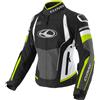 Clover Giacca Moto Donna Clover AIRBLADE 5 LADY Bianco Giallo Nero