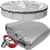 Robelle 5524-4ROB Copertura invernale per piscina, Dura-Guard Silver, 7,3 m fuori terra