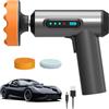 XPJBKC Lucidatrice per auto senza fili, macchina lucidatrice con batteria ricaricabile da 4000 mAh, lucidatrice e buffer per auto con velocità di 20000 giri/min, 3 tamponi per lucidatura, per