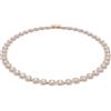 Swarovski Collana Tennis Una Angelic, Taglio Round, Media, Bianca, Placcato color oro rosa