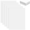 ZXBBTZ 5 fogli in schiuma rigida A3, bianco, 420 x 297 x 5 mm, per modellismo, fai da te, scuola, presentazione, leggero, in polistirolo, fogli in PVC, resistenti ai tagli