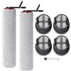 Heykewi Set di accessori per aspirapolvere a secco Mova X4 Pro/X4 Plus, 2 rulli + 4 filtri a secco + 1 spazzola per la pulizia