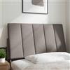 vidaXL Cuscino per testiera "Hanko" Taupe 80 cm tessuto