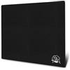 SkyPAD Tappetino per mouse da gioco Glass 3.0 XL con logo nuvola | Tappetino per mouse professionale grande | 400 x 500 mm | Nero | Superficie in vetro speciale con precisione e velocità migliorate