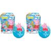 INKEE Bombe da Bagno Bambini Peppa Pig, Bombe da Bagno con Sorpresa per Vasca da Bagno, Giochi da Bagno, Blu e Rosso, 1 Unità (Confezione da 2)