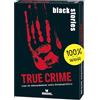 moses - Black Stories True Crime-50 Rätsel rund um Reale Kriminalfälle Carte del Crimine con Variante gettoni Punti, Gioco di Puzzle per Adolescenti e Adulti, 90049, Bianco