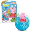 INKEE Bombe da Bagno Bambini Peppa Pig, Bombe da Bagno con Sorpresa per Vasca da Bagno, Giochi da Bagno, Blu e Rosso, 1 Unità (Confezione da 1)