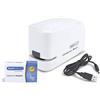 Rapesco 1453 626EL Cucitrice Automatica USB/Batteria con 1000 Punti 26/6mm, Bianco