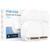Meross Interruttore WiFi Matter, 4 Pcs, Filo Neutro Richiesto, Controllo Luce e Monitoraggio Consumi Elettrici, Compatibile con Apple HomeKit, Alexa, Google Home e Home Assistant