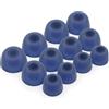 Okuli 12 x Gommini Auricolari in Silicone Ricambio per Jabra Elite 3, 5, 7, 65t, 75t Auricolari Cuffie in Blu