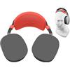 SOULWIT Archetto Anti-pressione per AirPods Max, Migliorata Protezione Copri-Fascia Ergonomica e Leggero - Rosso (1.0 Gen)