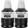 SHUOLEI GI-50 Flaconi di Inchiostro Compatibile con Canon GI50 Inchiostro Multipack per Pixma G1520 G1560 G2520 G2560 G3520 G3560 G1530 G2570 G4570 G5050 G6050 G7050 GM2050 (2-Pack, Nero×2)