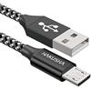 HAKUSHA Cavo Micro USB, [2M] Nylon Intrecciato, Android Trasferimento Dati e Ricarica Rapida Compatibile con Samsung S5/S6/S7, Huawei, HTC,LG,Kindle, PS4