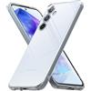 Ringke Fusion Compatibile con Cover Samsung A55, Calza a Pennello, Custodia Antiurto Trasparente con Buon Grip Disegnato per Cover Samsung Galaxy A55 5G - Clear