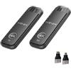 MINIX H4K Trasmettitore e ricevitore HDMI wireless 4K Decode 1080P@60Hz Plug&Play Dual Band 5G + 2.4G HDMI Extender 50m (164ft) Low Latency for Business Use, Streaming & Home Theater Laptop/PC/TV