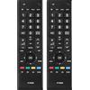 Auilzlz Confezione da 2 Telecomando di ricambio CT-90326 compatibile con Toshiba Smart TV TV