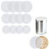 Pevlkawr Coperchi per Lattine 12 Pezzi, 3 Misure Universali (100mm, 85mm, 75mm) in Plastica Alimentare Trasparente, Lavabili in Lavastoviglie, per Conservazione Alimenti e Cibo per Animali