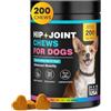 DANQAN Cane Joint Care Chews Integratore Articolazioni con Glucosamina Condroitina Cani Condroprotettori Integratori Cani 400g