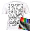Splat Planet Maglietta Dogs Pets Magic Coloring T-Shirt con 10 pennarelli magici Lavabili e atossici - Colora la Tua Maglietta, colora, Lava e ricolora (3-4 Years)